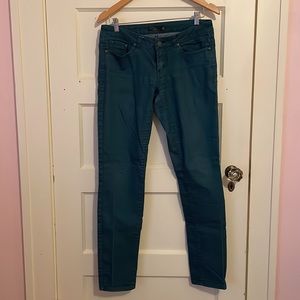 prAna green denim size 6